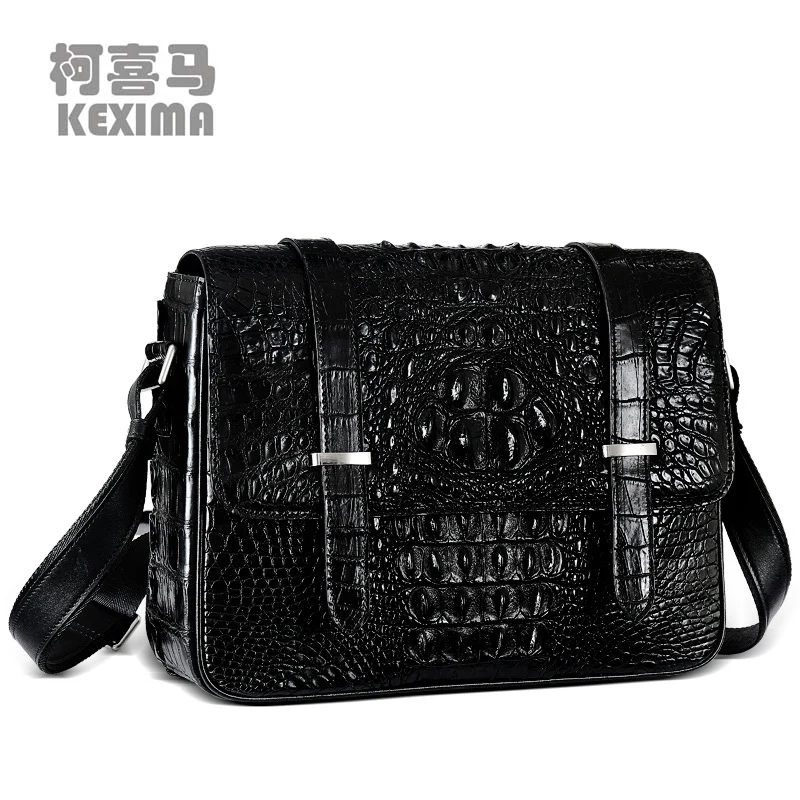 keximayuanyuan crocodile leather single shoulder bag men crocodile bag imported crocodile leather man leisure bag