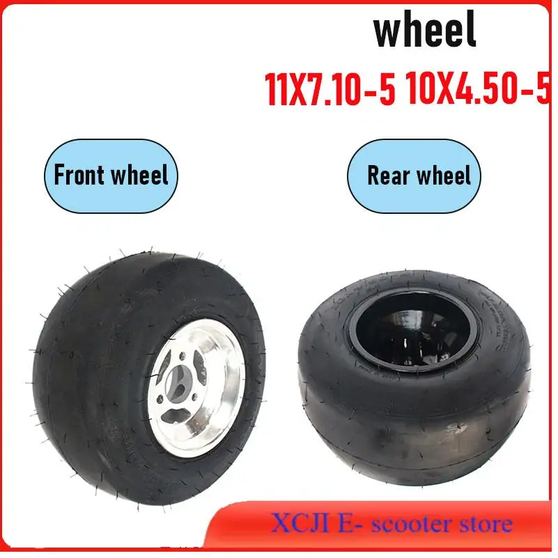 

5 inch suitable for go-kart tire wheels DIY four-wheel GO Kart ATV UTV Buggy Quad 10x4.50-5 front or 11X7.10-5 rear tire wheels
