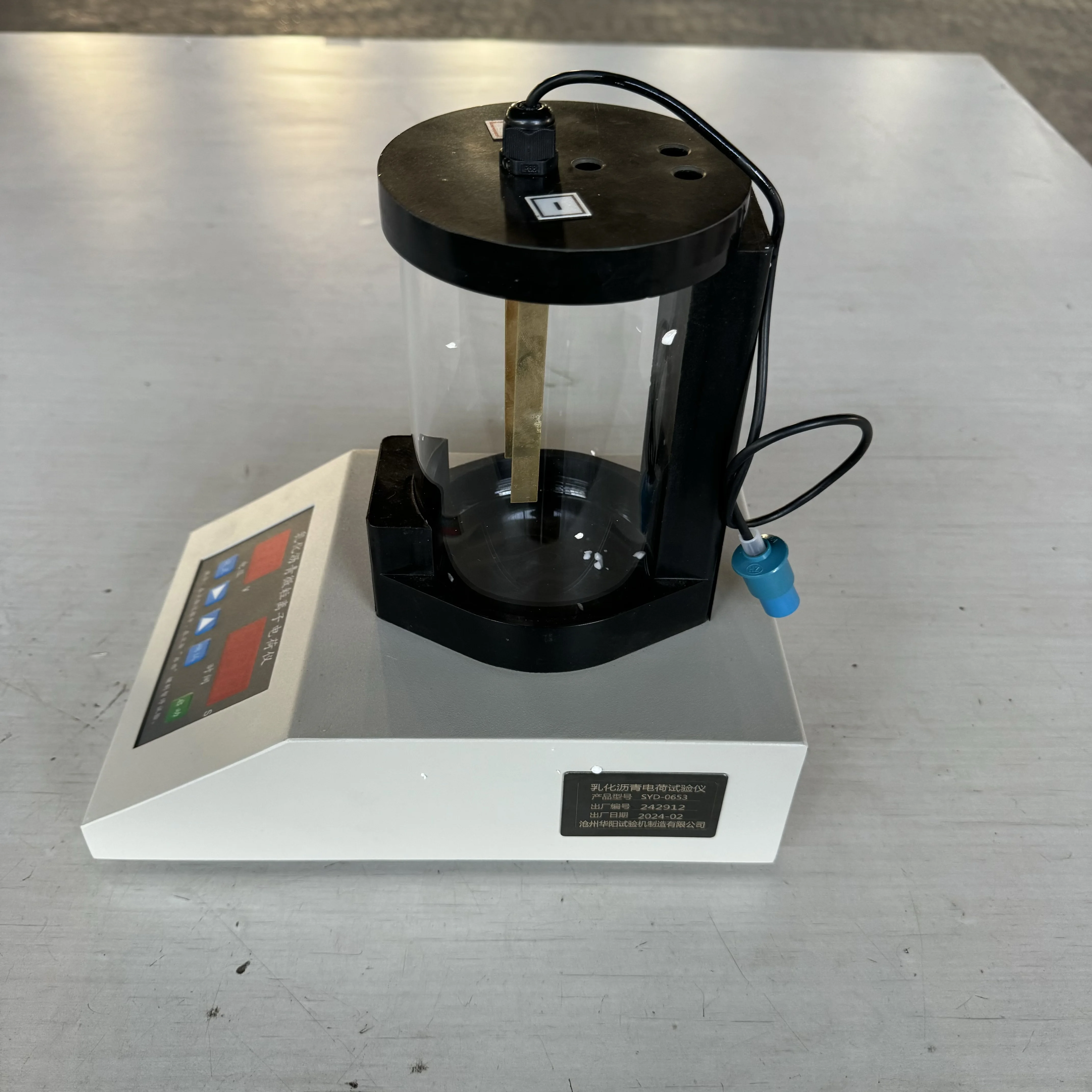 High Quality Emulsified Asphalt Bitumen Asphalt Particle Ionic Charge Testing Apparatus Tester  Asphalt Testing Equipment