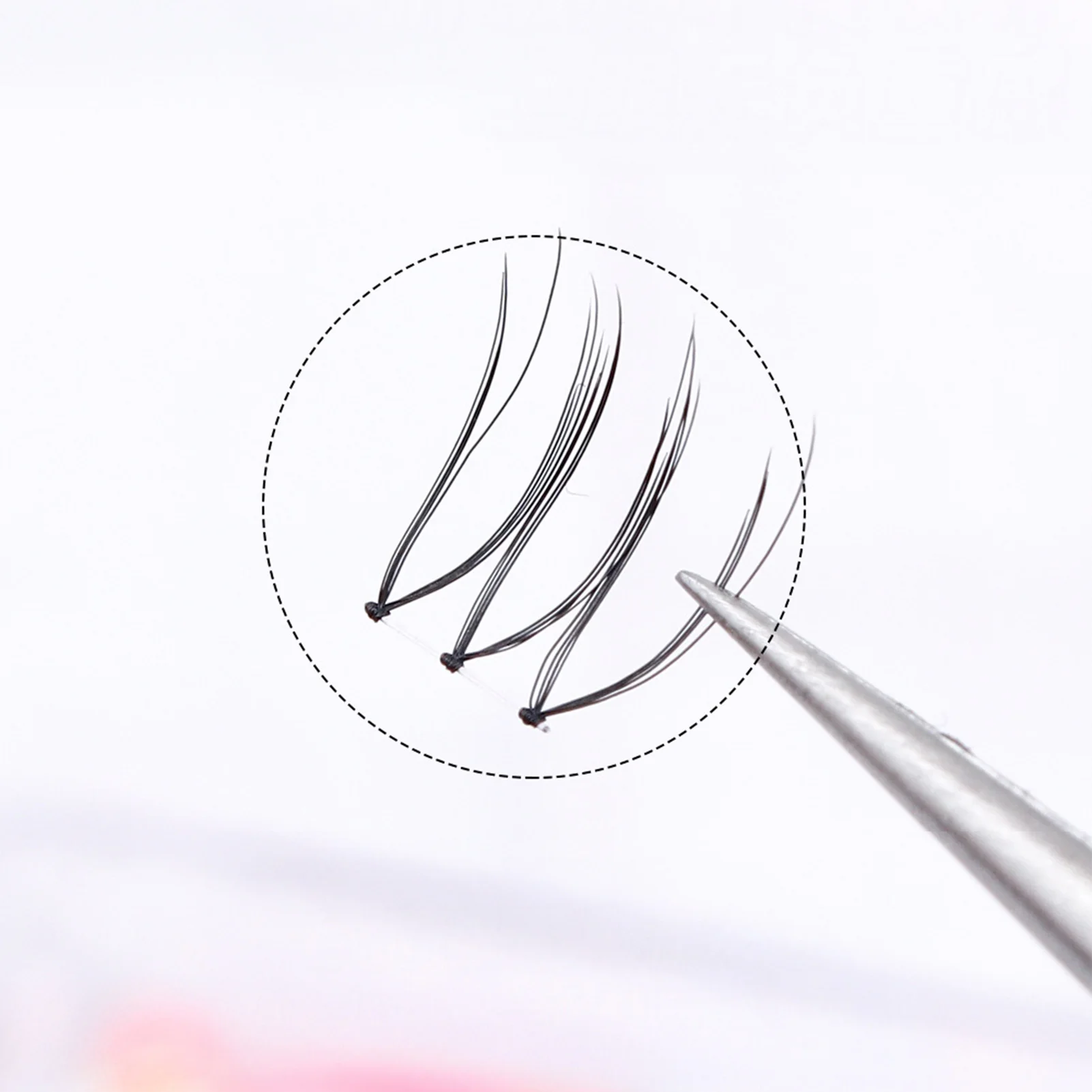 Extension de cils sans couture en forme de U, naturel et fin, Style idole Kpop, Type segmenté, grappe de cils Manga, outil de maquillage