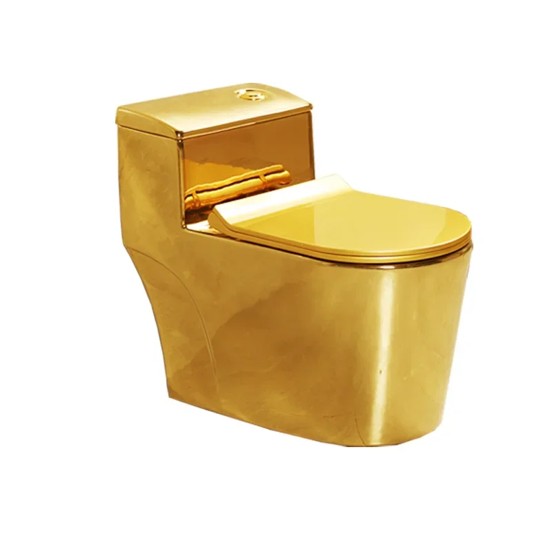 Ceramic Siphon European Gold Toilet Silent Toilet Odor Proof Hometown  Large Pipe Water closet