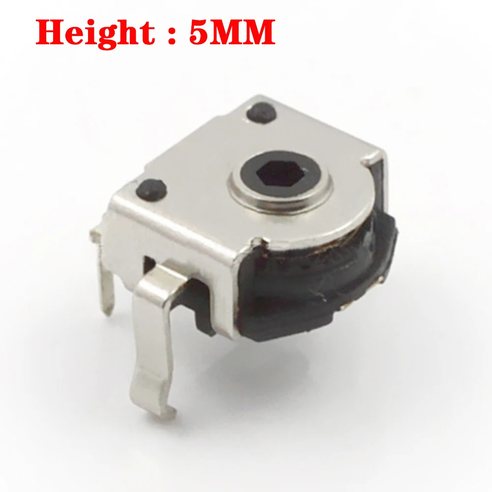 

10Pcs Mouse Encoder Side Insert Horizontal 5mm Rolling Switch Roller Encoder 5H Mouse Navigation Mouse Connector