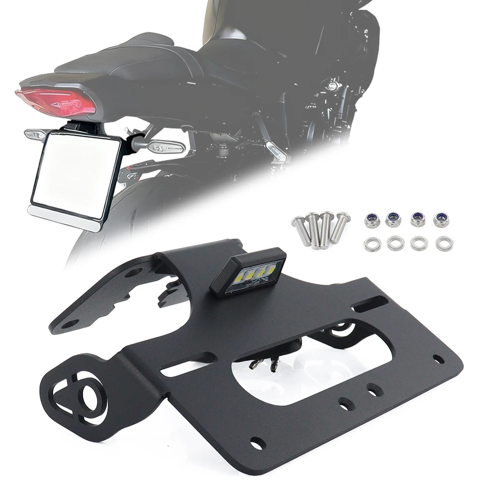 

Motorcycle Rear Tail Tidy License Plate Fender Eliminator Kit MT-10 FZ-10 2017-2025 MT-10 / SP 2022 2023 2024 2025 For Yamaha