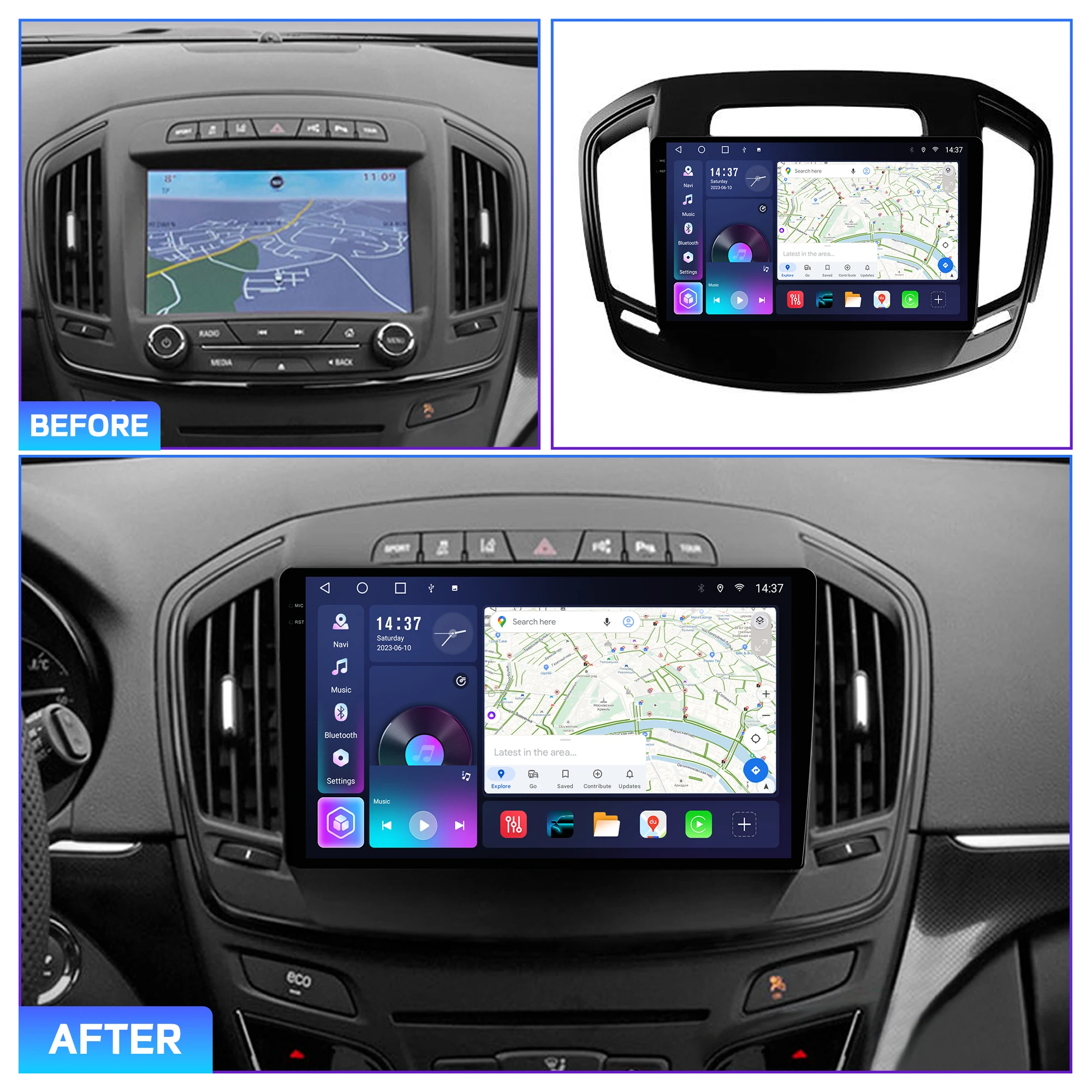 Penhui for Opel Insignia & Buick Regal 2014 - 2015 Android Car DVD Multimedia Player Screen Audio Video 2 Din DSPCarPlay Radio