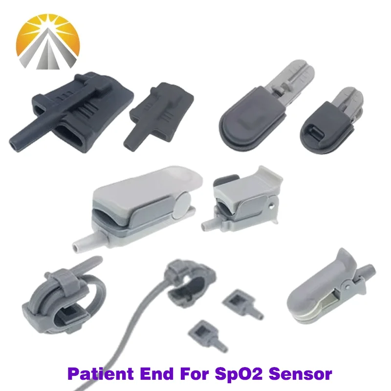 Finger Clip Wrap Animal Veterinary Tonge Clips Silicone Soft SAP2 Probe Adult Pediatric Neonates All SpO2 Sensor Patient Kits