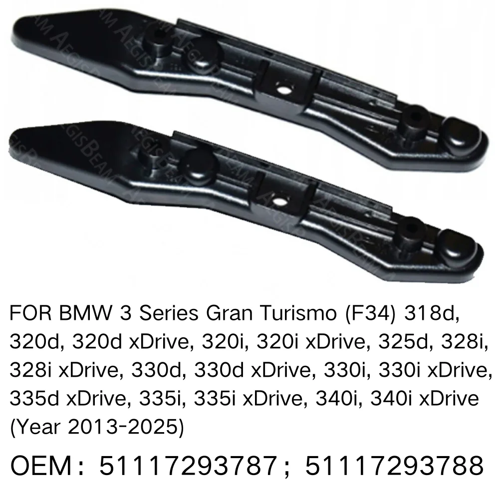 

Front Bumper Retainer Bracket Spacer Support FOR BMW 3 Series Gran Turismo F34 318d 320d 320i 328i 330d 325d XDrive 51117293787