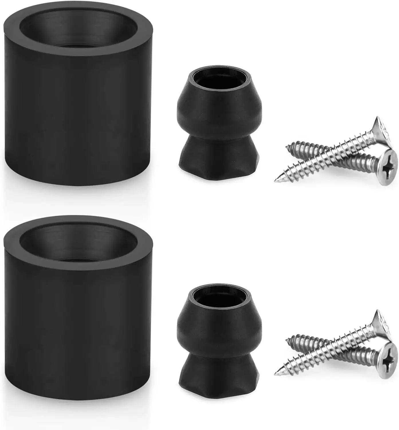 

Trailer Door Holder Kit Low Profile Bumper Door Holder Rubber Fits RV Trailer - 2 Set