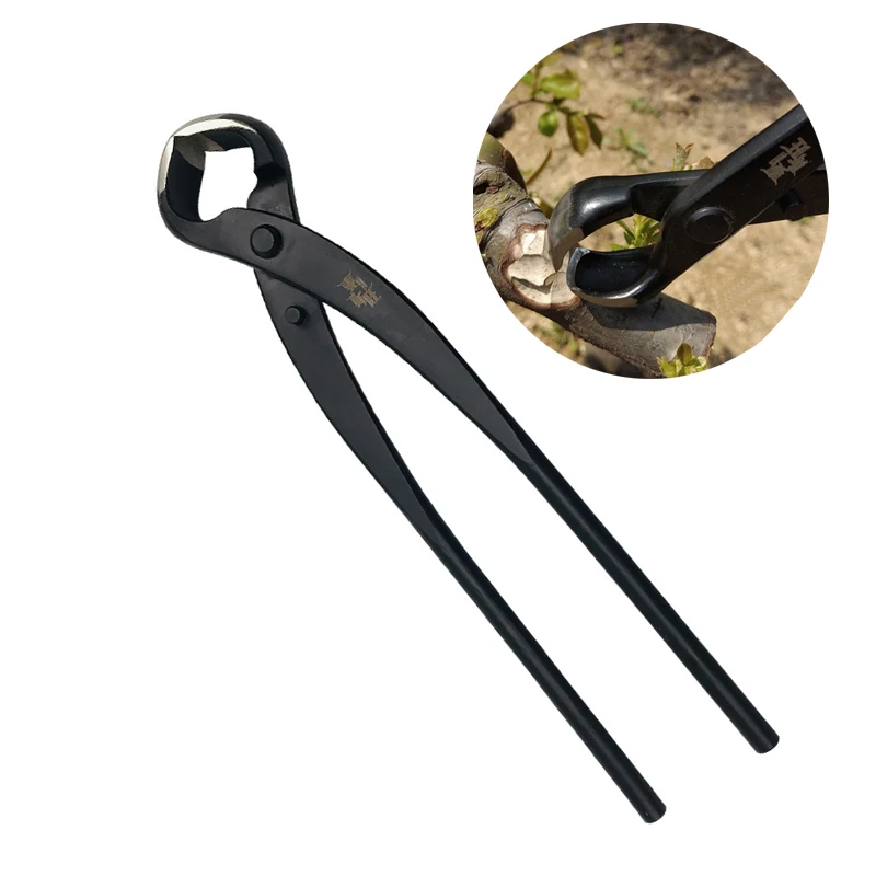 

180/210/290mm Bonsai Knob Cutter Concave Edge Cutter Pliers Ball Shear Scissors Landscape Modeling Garden Bonsai Tools 62HRC