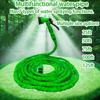 Retractable Magic Hose High Pressure Car Wash Water Gun Garden Watering Hose Household Water Spray Tool for Car Cleaning Garden