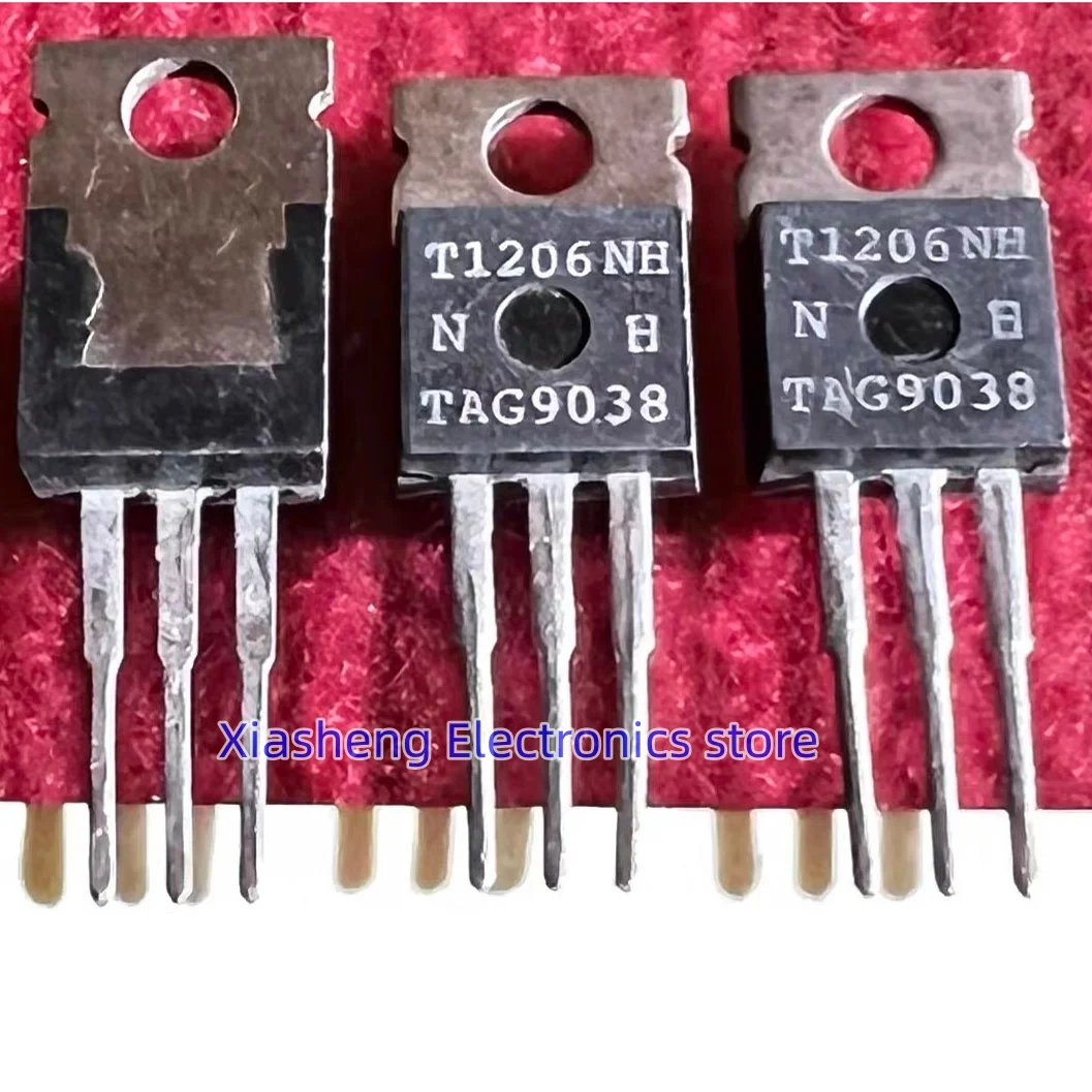 New Original 10Pcs T1206NH TO-220 TRIAC Transistor In Stock Electronic Components Good Quality