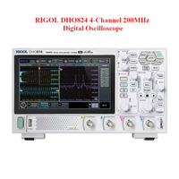 Original New RIGOL DHO824 4-Channel 200MHz Digital Oscilloscope 12 Bit 1.25GSa/Sec 25MPts Depth