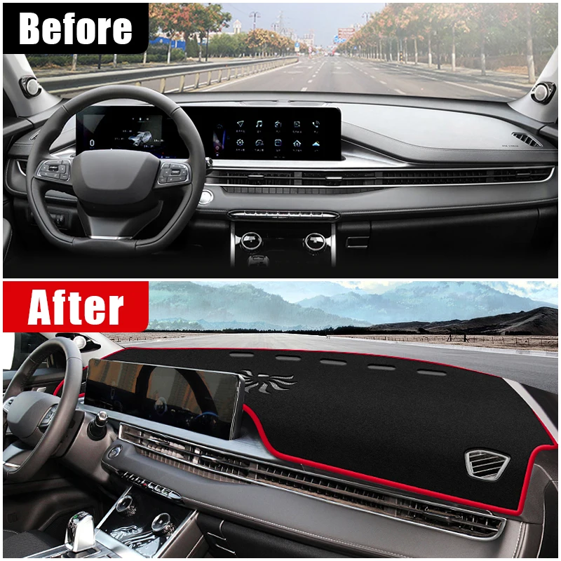 For Chery Tiggo 8 Pro Max 2021 2022 2023 2024 2025 Tiggo8 Pro Car Dashboard Cover Dash Mat Sun Shade Non-slip Pad
