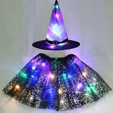 Light Up Witch Hat with Web for Halloween #2