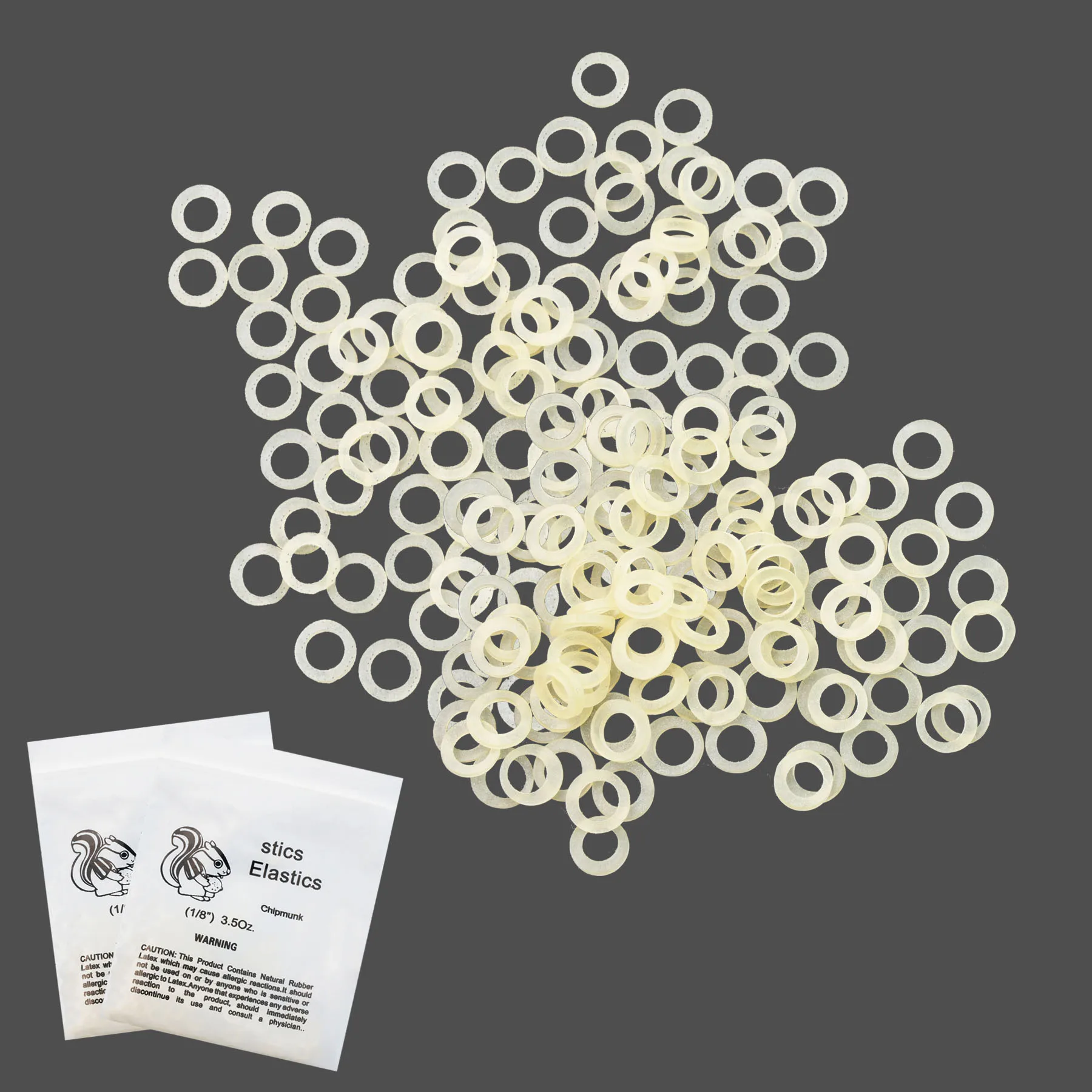 10bags SYNI Dental Orthodontic Zoo Pack Elastics Rubber Bands High Quality O-Ring Latex Elastic Ligature Ties Brace