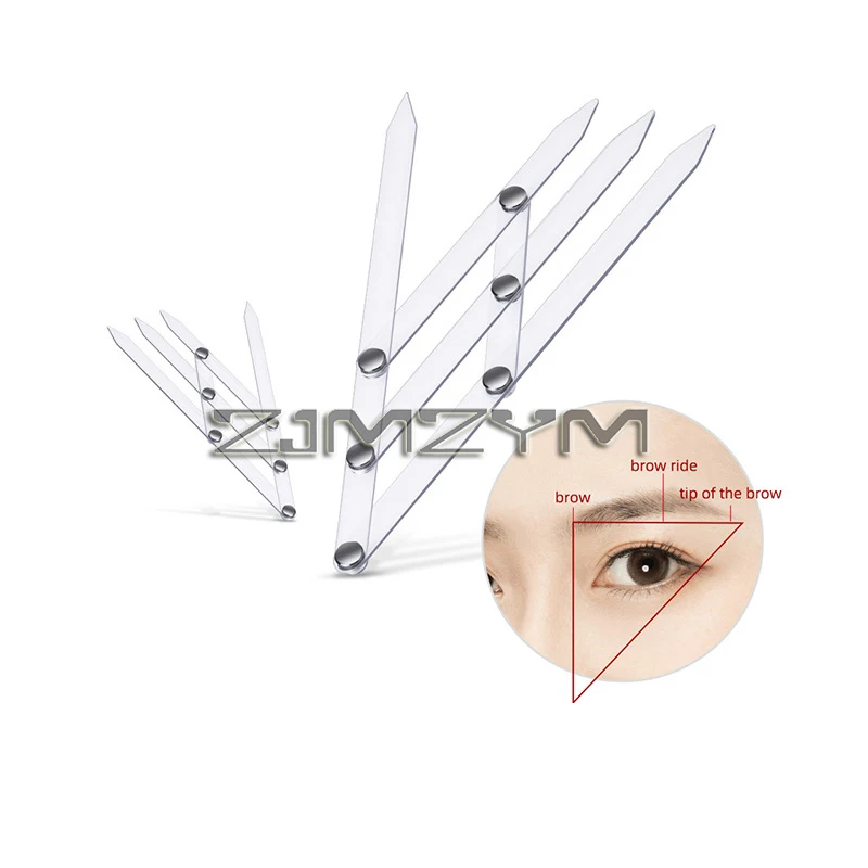 1Pcs Eyebrow Mapping Ruler Golden Ratio Ruler Measurement Tool Microblading Balance Positioning Tattoo Equidistant Accessories