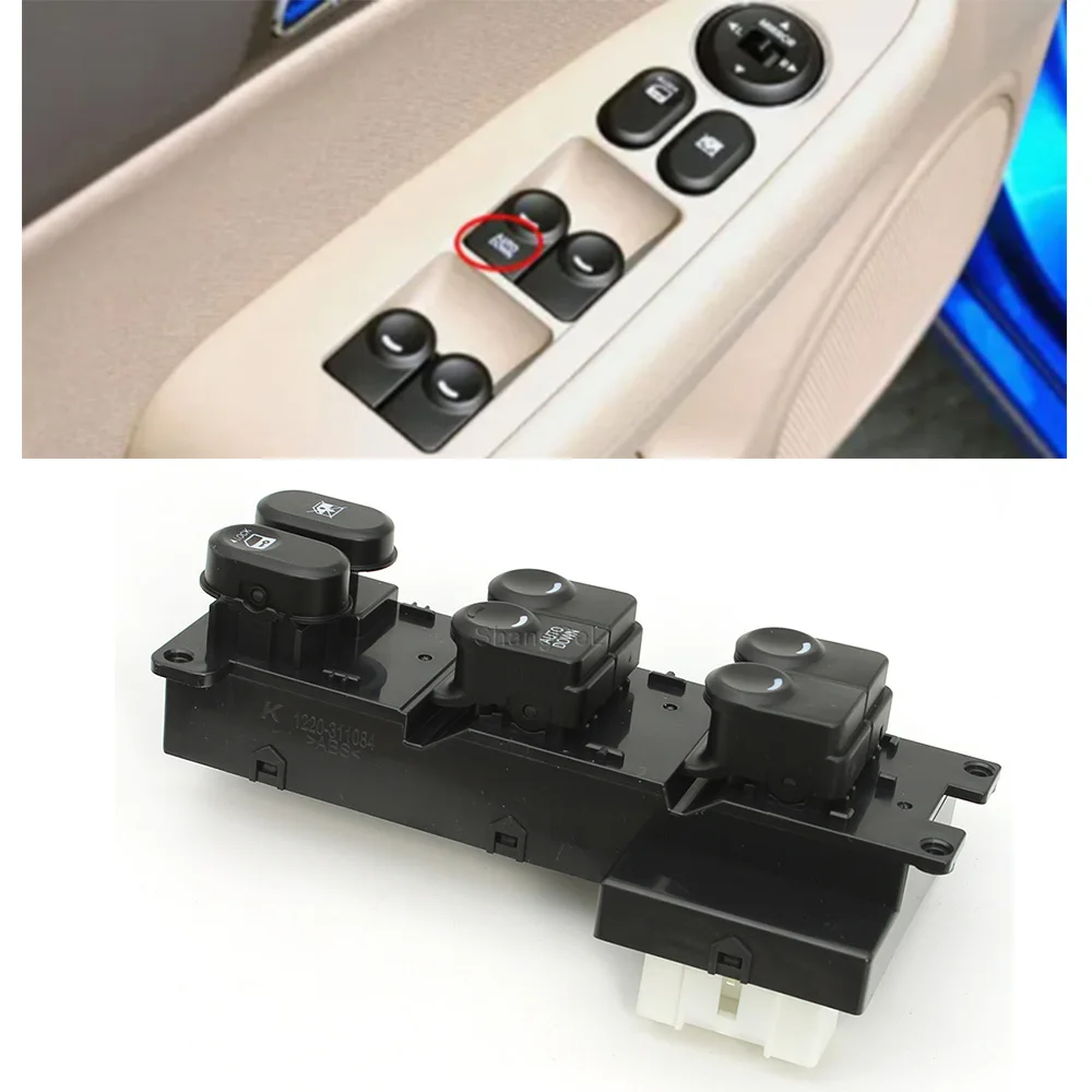 Master Power Window Switch Regulator Control Button 93570-2L010 Fit For Hyundai i30 I30cw 2008-2011 OME