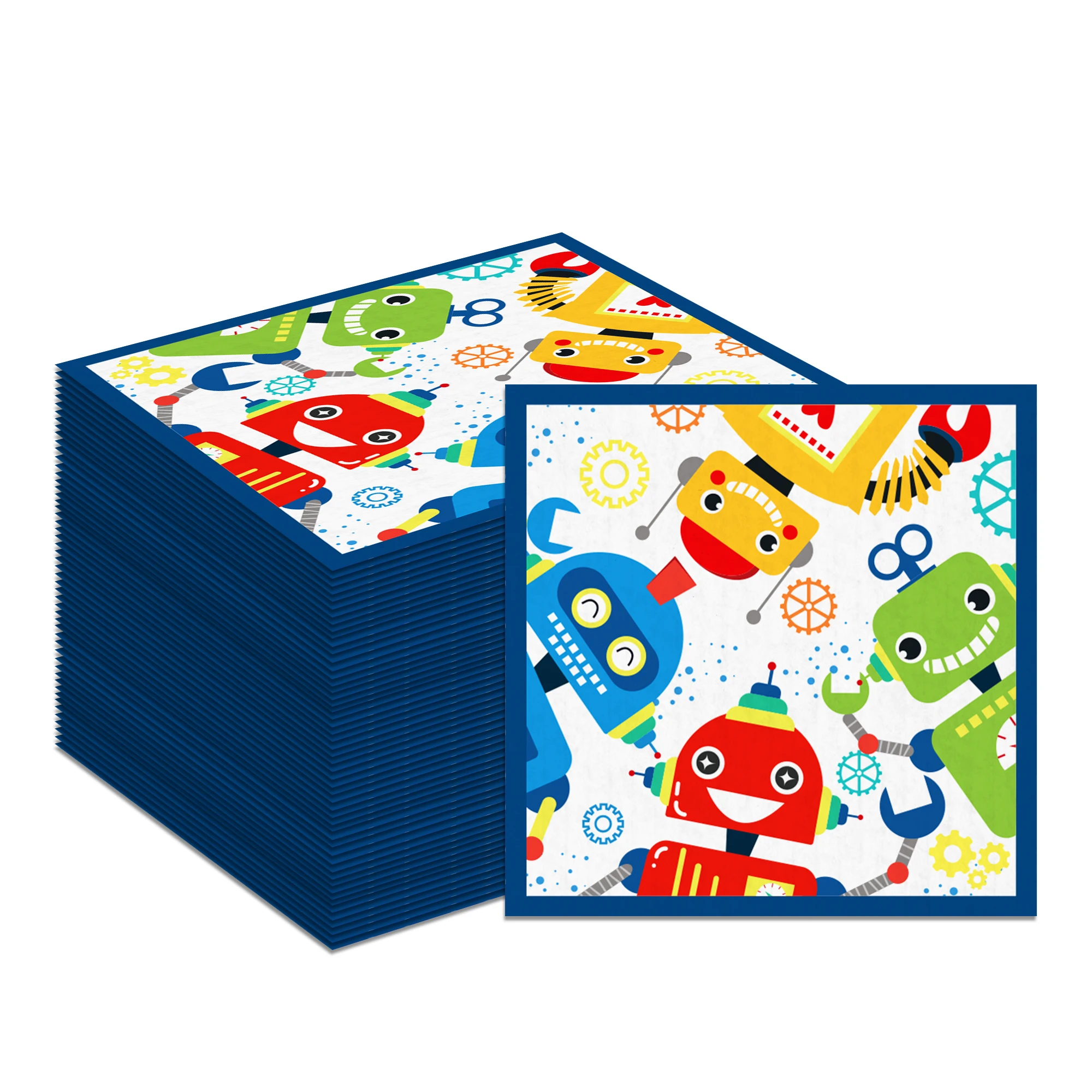 20/40/60 Stück Servietten für Geburtstagsfeier, Einweggeschirr, Abendessen, Papierservietten, Taschentücher ‌ Esszimmer ‌ Dekor für Kindergeburtstag – Detail 28