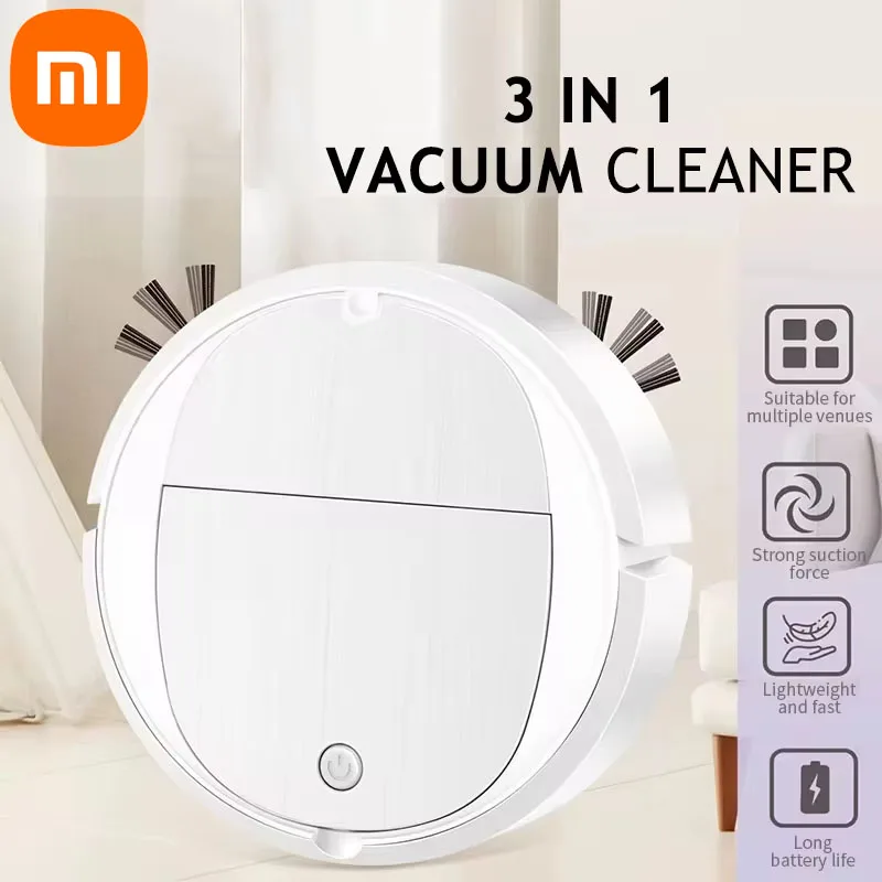 Xiaomi NEW Sweeping Robot 3 In 1 Smart RC Sweeping Robot Home Mini Sweeper and Household Lazy Person Intelligent Sweeping