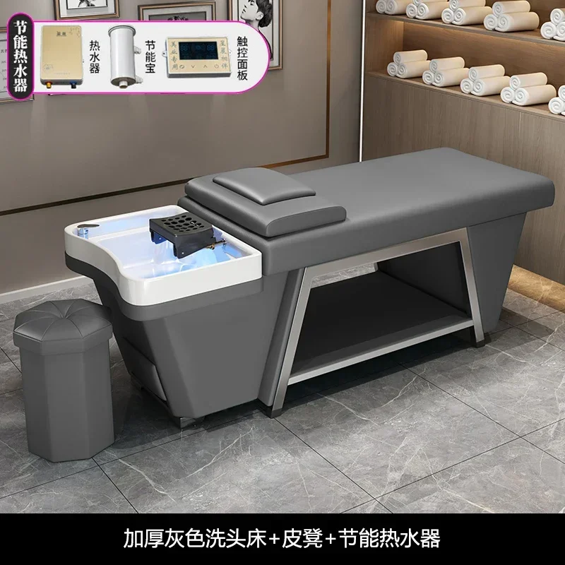 Silla de champú para Spa, Sillón de masaje japonés para terapia de estilista, equipo de salón de belleza, muebles de lujo Lettino Massaggio