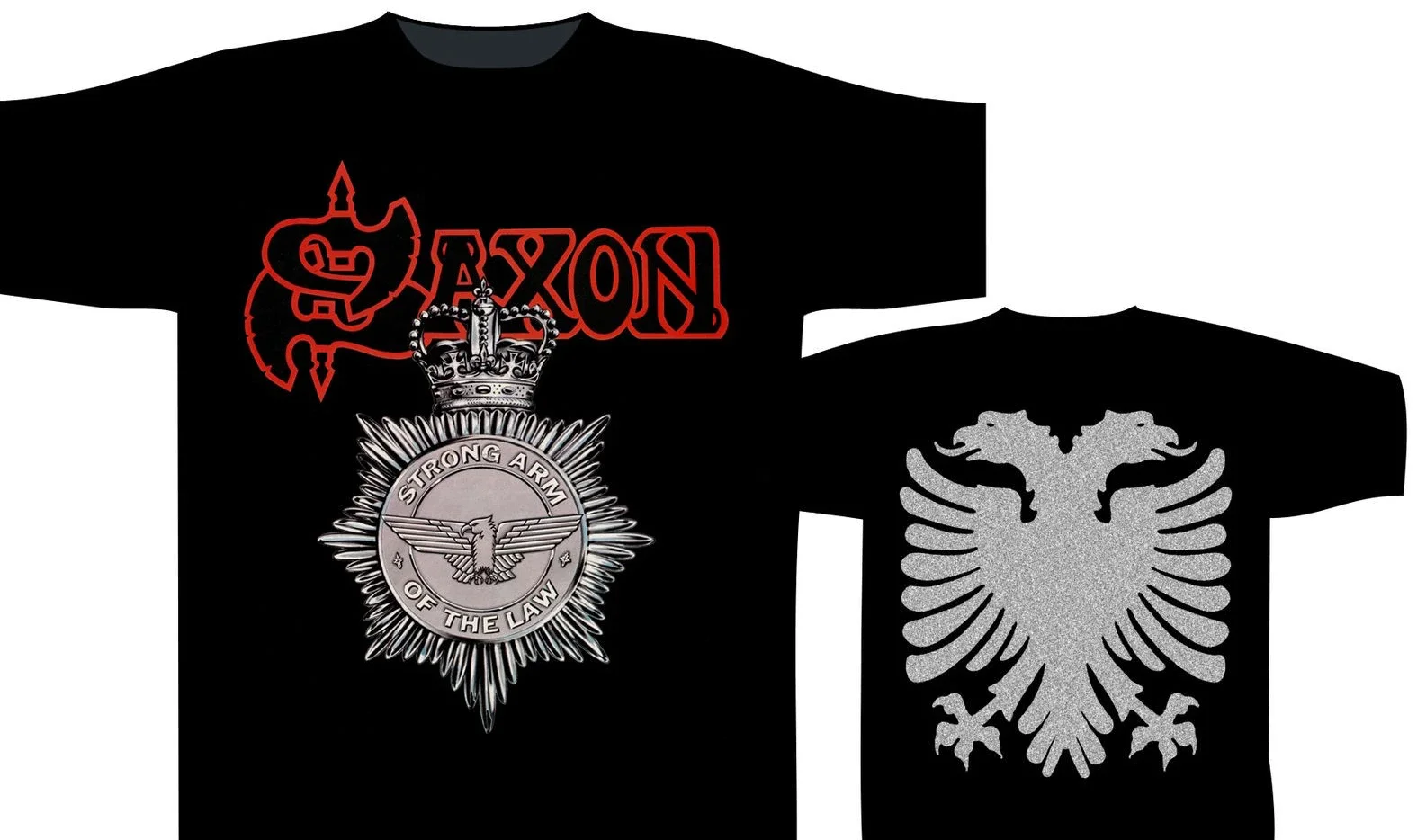 Saxon Strong Arm Of The Law T-Shirt Nuevo Y Oficial New T-Shirt Men Fashion T Shirts