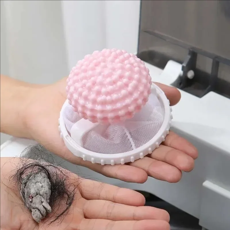 Pet Hair Remover Washing Machine Floating Lint Filter Bag Reusable Laundry Ball Clothes Hair Cleaning Tools Cat Hair Catcher