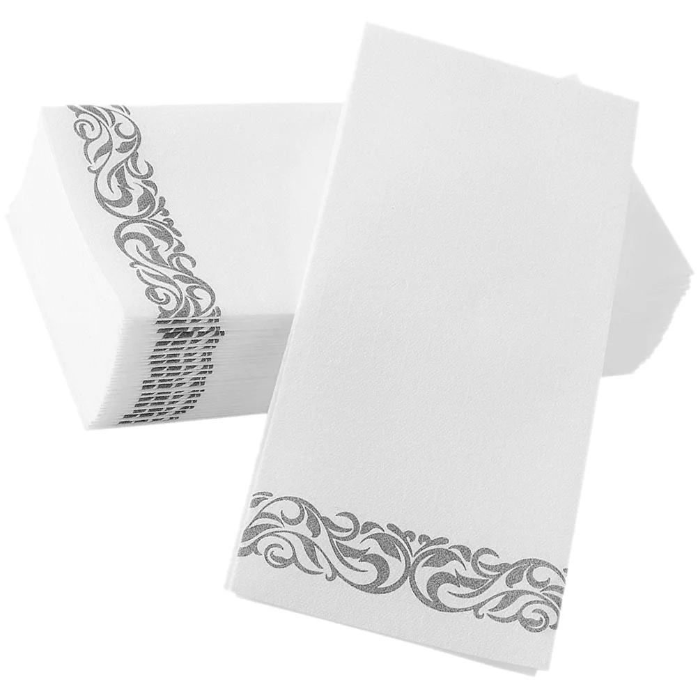 25 Pcs Home Decor Paper Napkin Bridal Shower Napkins Party Decorate Dinner Golden Wedding Decorations Bride