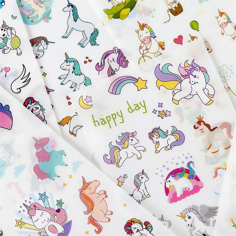 36 pack/lot Kawaii Unicorn Stickers Cute Scrapbooking DIY Diary Decorative Sealing Sticker Album Stick Label