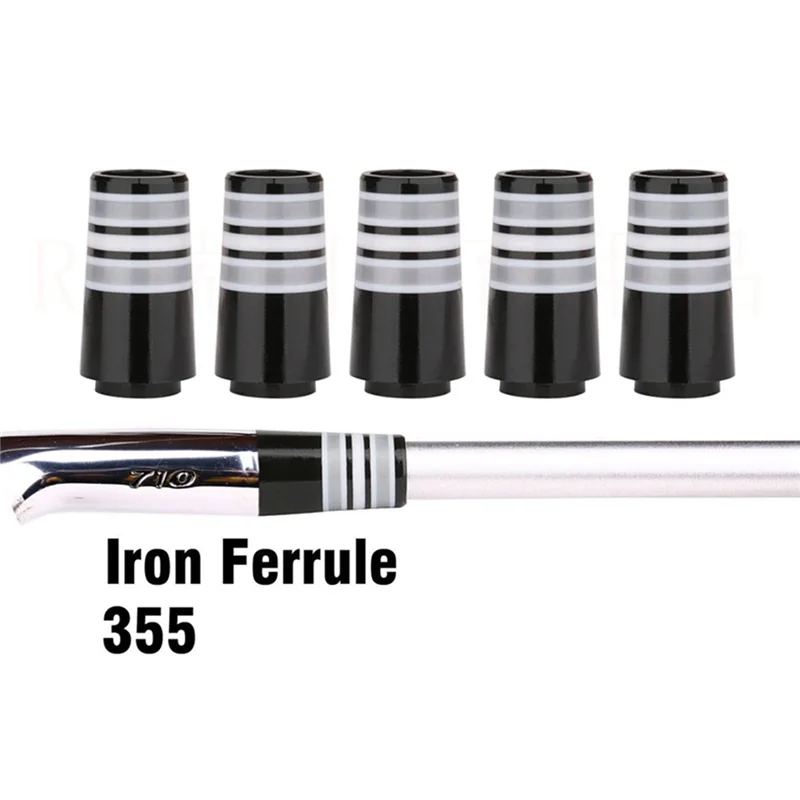 5 шт. наконечники для гольфа 0,355, наконечники, утюги, втулка вала, адаптер, наконечник, сменные наконечники для клюшки для гольфа, серый, богатый