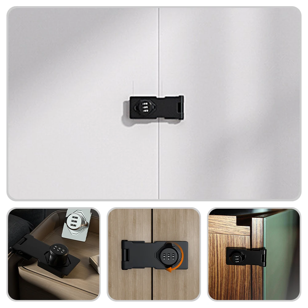 

Cabinet Lock Combination Locks Desk Iron Filing File Locker Locking Device Zinc Alloy Durable Smooth Surface Corrosion