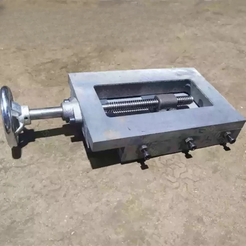 Cast Iron One‑Way Sliding Workbench Dovetail Groove Drag Plate With Screw Guide Rod Linear Slider Mechanical Replacement