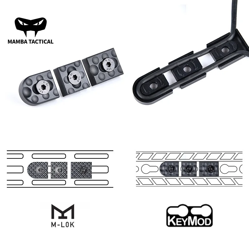 Tactical M-LOK Keymod pressure pad switch guide cable For m600 M300 Flashlight PEQ15 DBAL laser light Switch slot Hunting Rifle