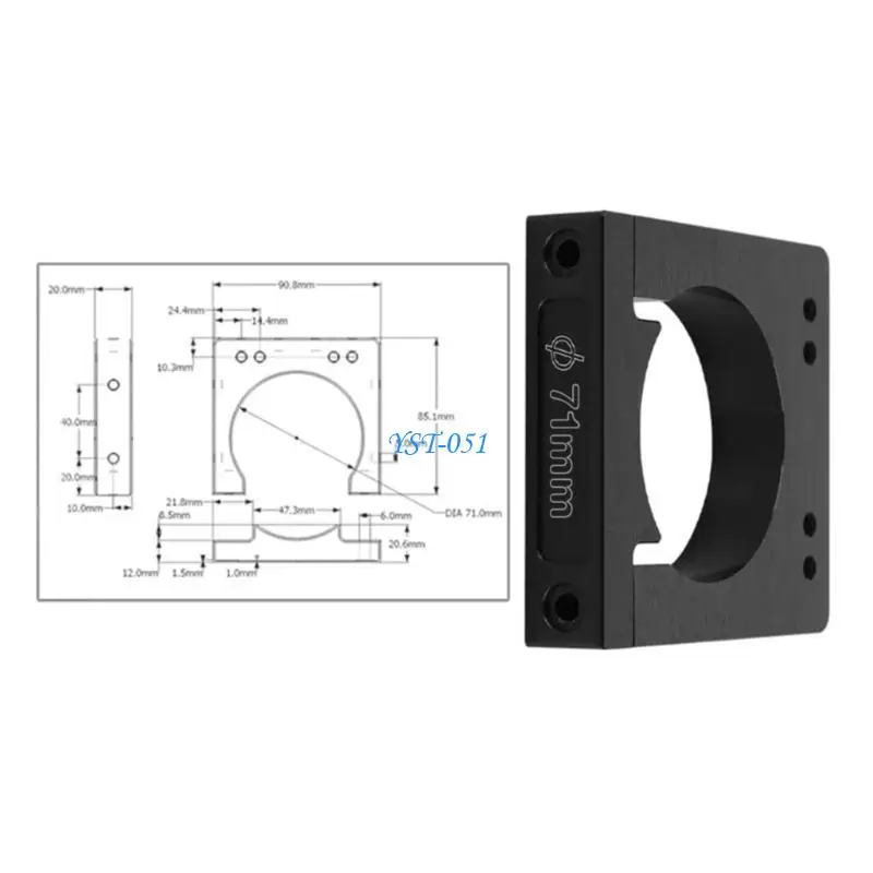 E15A لـ Machine Machine Muster Motor Bucture Base Base Diameter 71mm