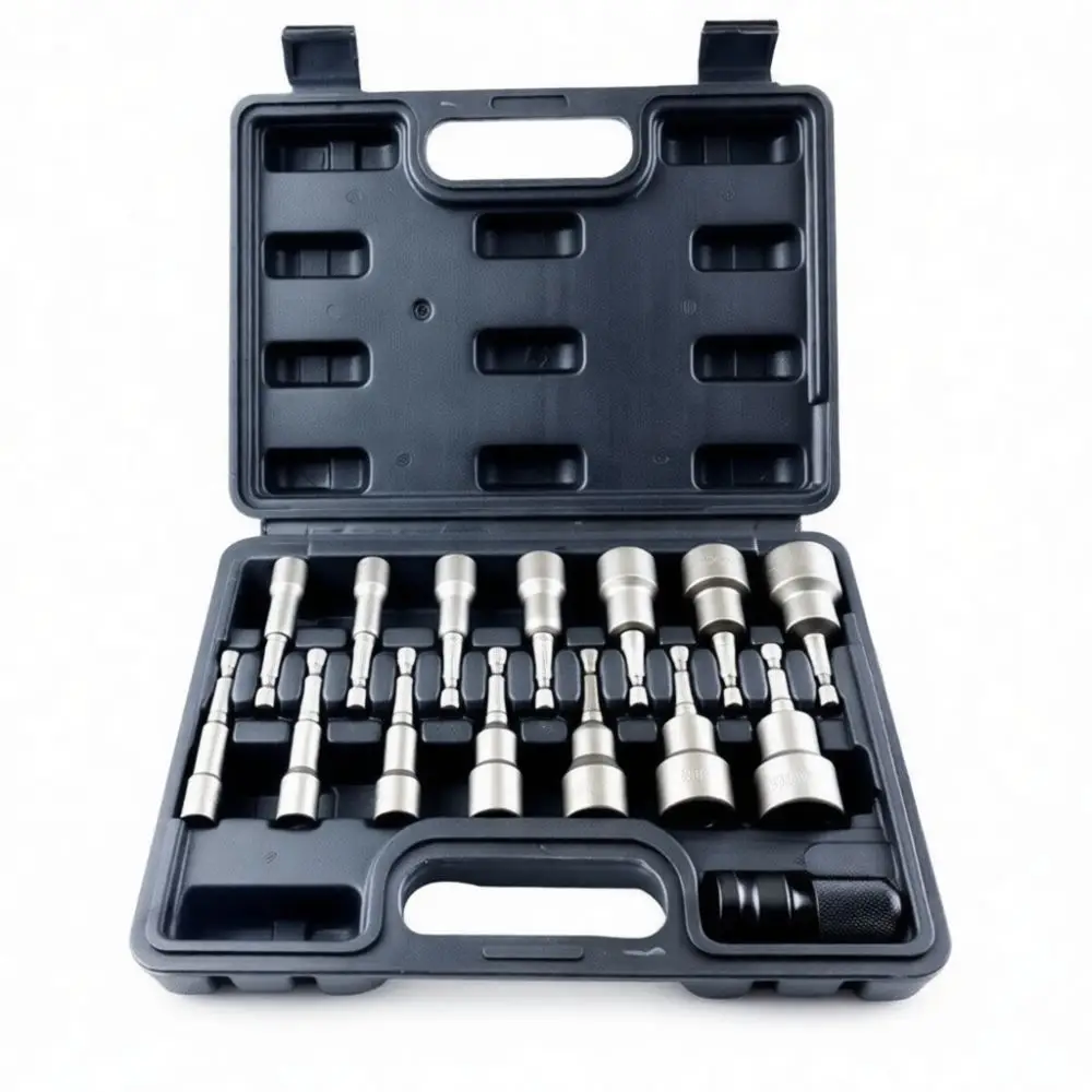 Magnetic Hex Socket Bit For Fuxin Impact Driver Power Screwdriver 65mm Chrome Vanadium Steel Nut Setter Hand Tool Accessory