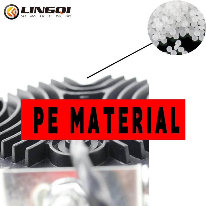 Dirt pitbike akcesoria narzędzia PE światło punktowe uniwersalne dla ATV UTV gokart motocykl wodoodporny reflektor części motocrossowe