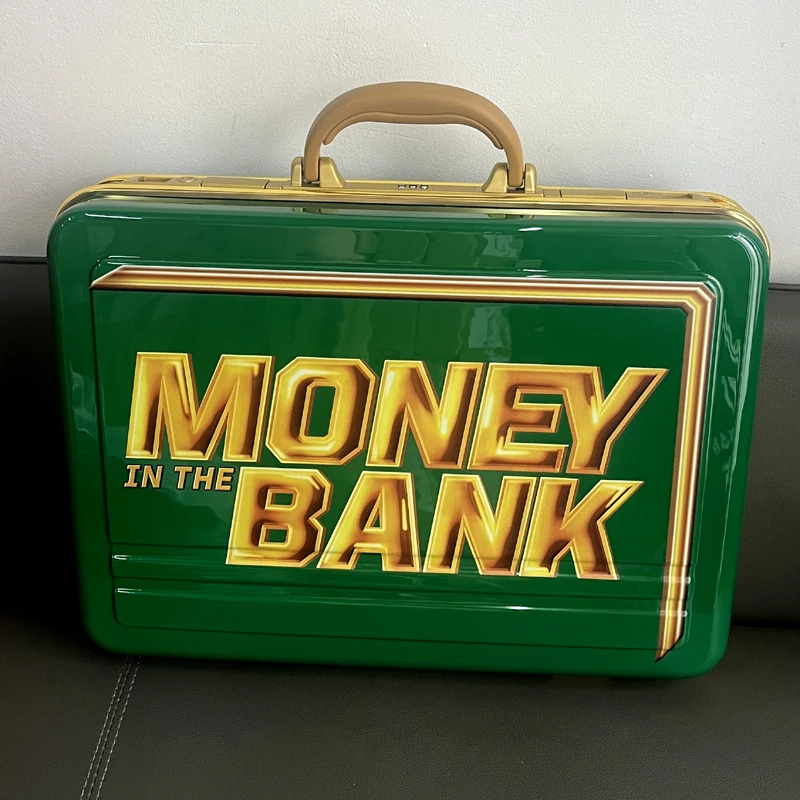 

WWE Money in the Bank Briefcase Replica Green Commemorative Suitcase Fan Collectible USA New