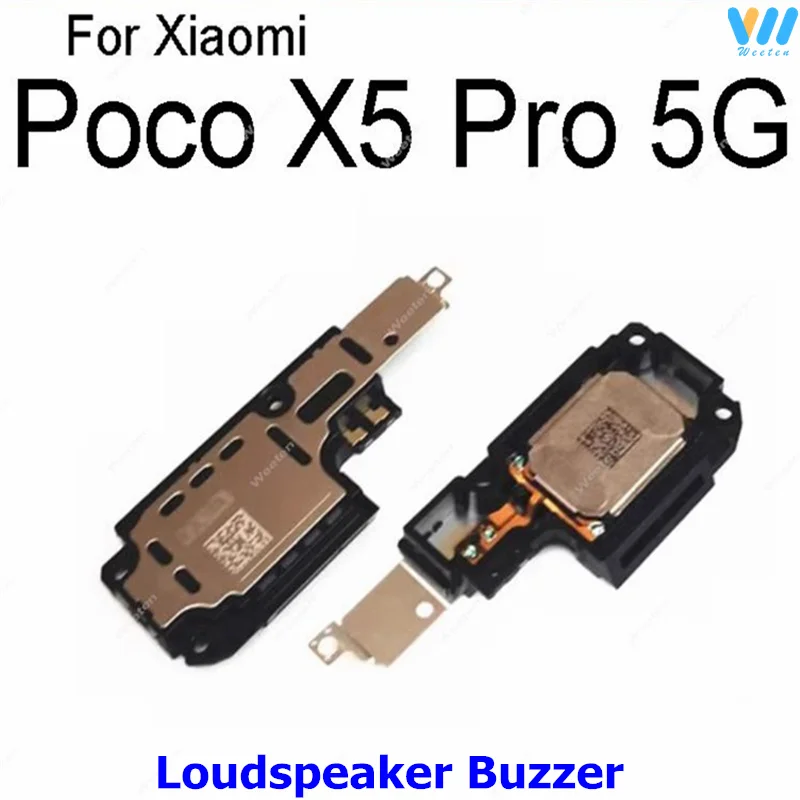 Loudspeaker For Xiaomi Poco C31 C40 C55 X4 GT X5 F5 M5 M5s M4 Pro 4G 5G Loud Speaker Buzzer Ringer Flex Cable Replacement Parts