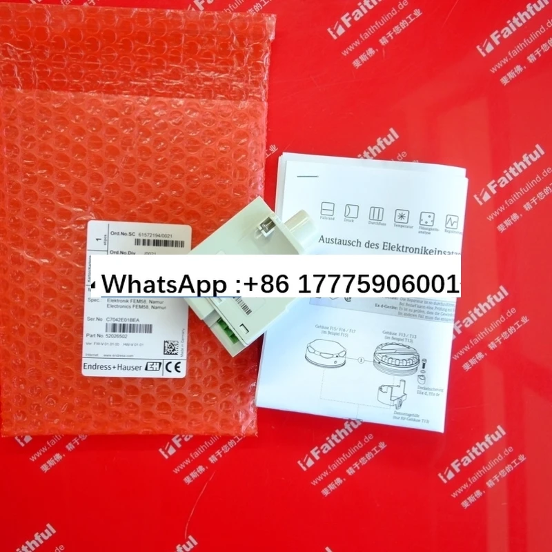 

FEM58 tuning fork level electronic plug-in module 52026502 NAMUR