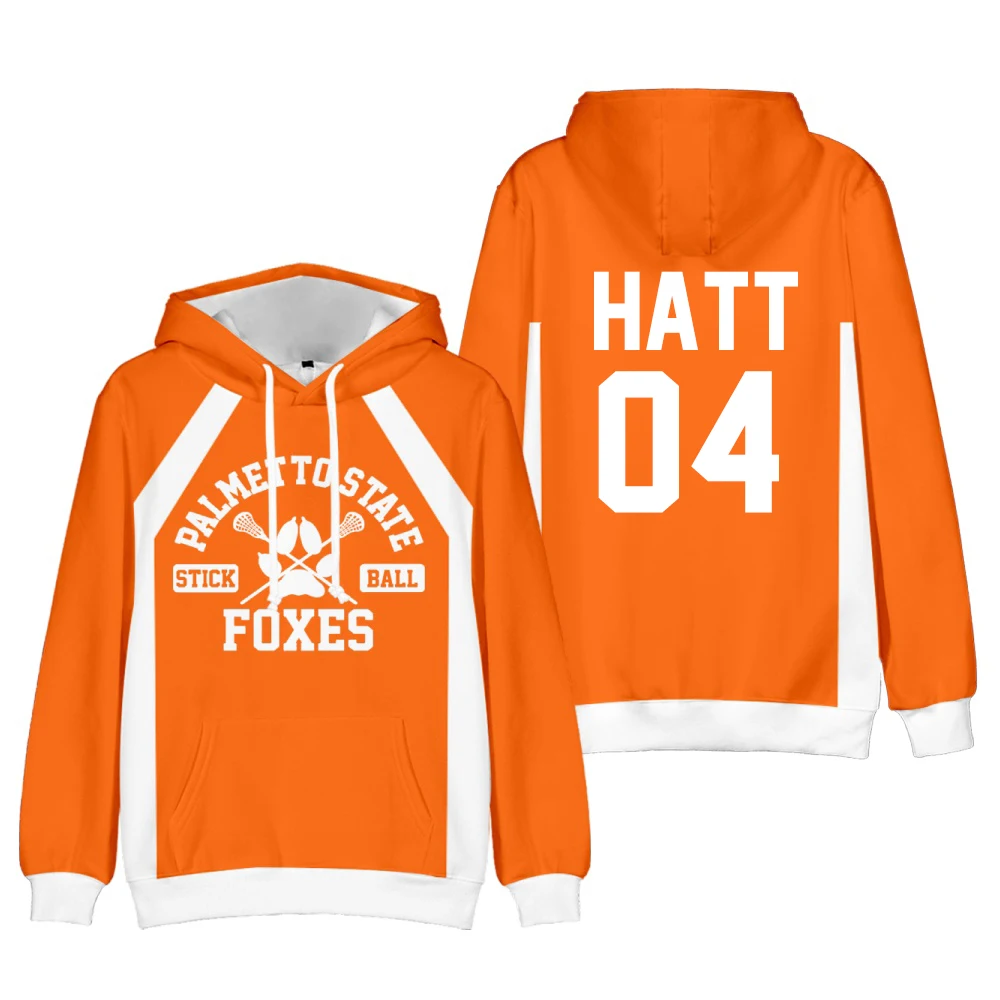 Men Hoodie The Foxhole Court Hoodies Palmetto State Foxes Lacrosse Jersey Cosplay KEVIN RENEE Pullover Hot 3d Men Women Clothin