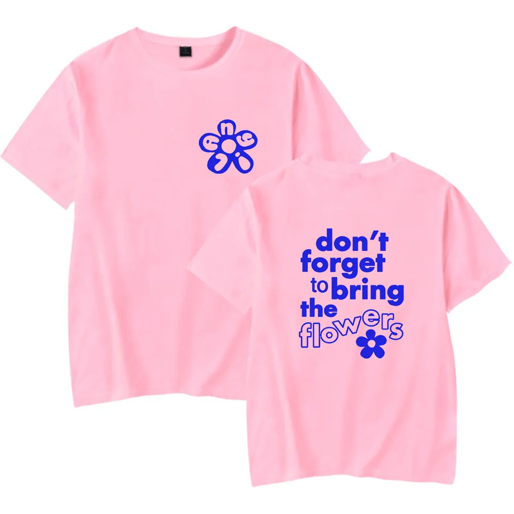 lany Tshirt Merch Don't Forget To Bring The Flowers Crewneck Short Sleeve Men Women Tee Tops Casual