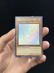 Yu Gi Oh Holographic Rare/HR TCG Dark Magician Girl(GFP2-EN177) Board Game English Collection customize Card (Not Original)