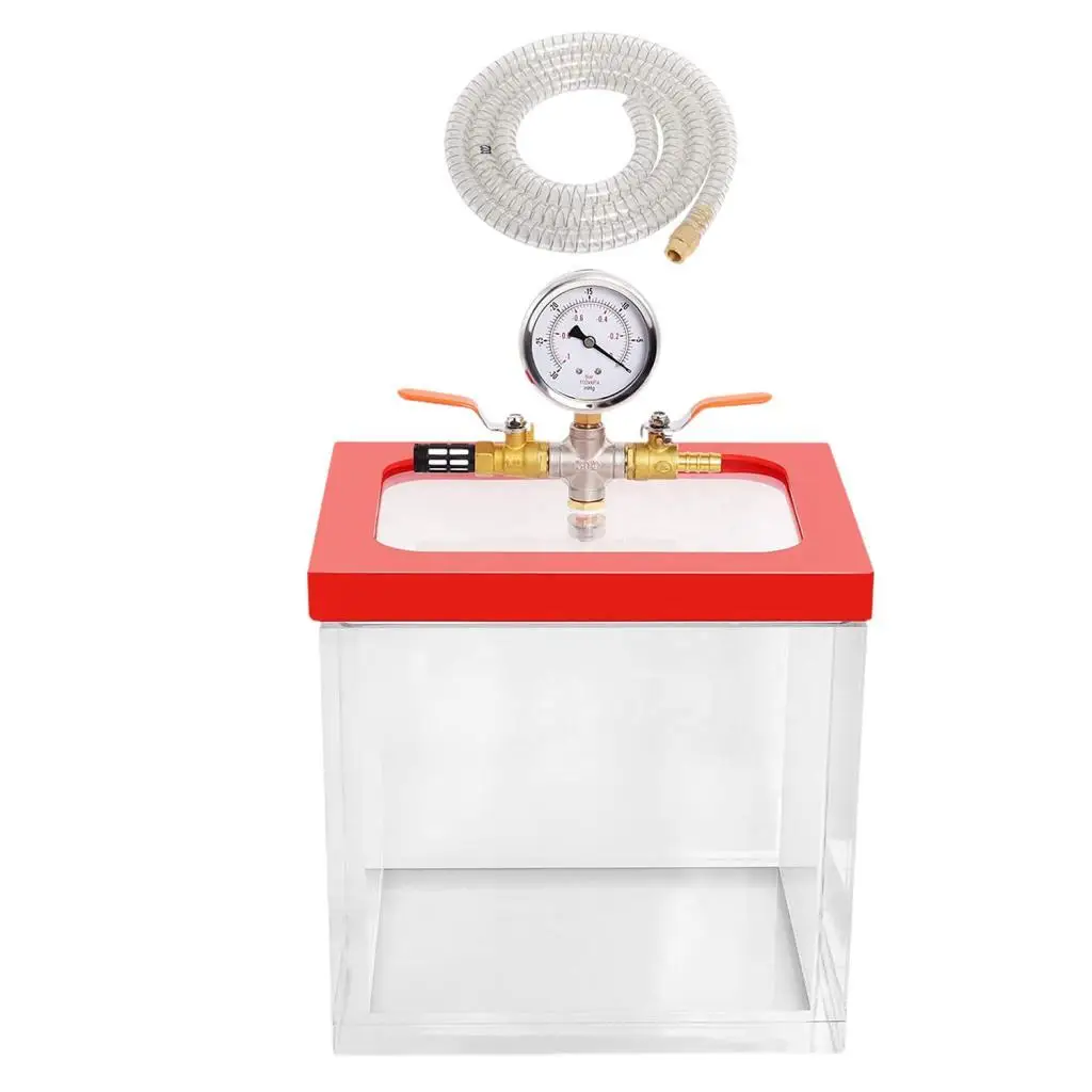 Acrylic Degassing Equipment Clear 2 Gallon Defoaming Barrel for Epoxy Resins and PVC Materials Mixing