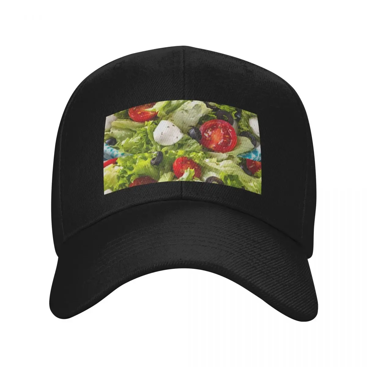 food,salad food,food art Baseball Cap Vintage Ball Cap Wild Ball Hat Boy Child Women's