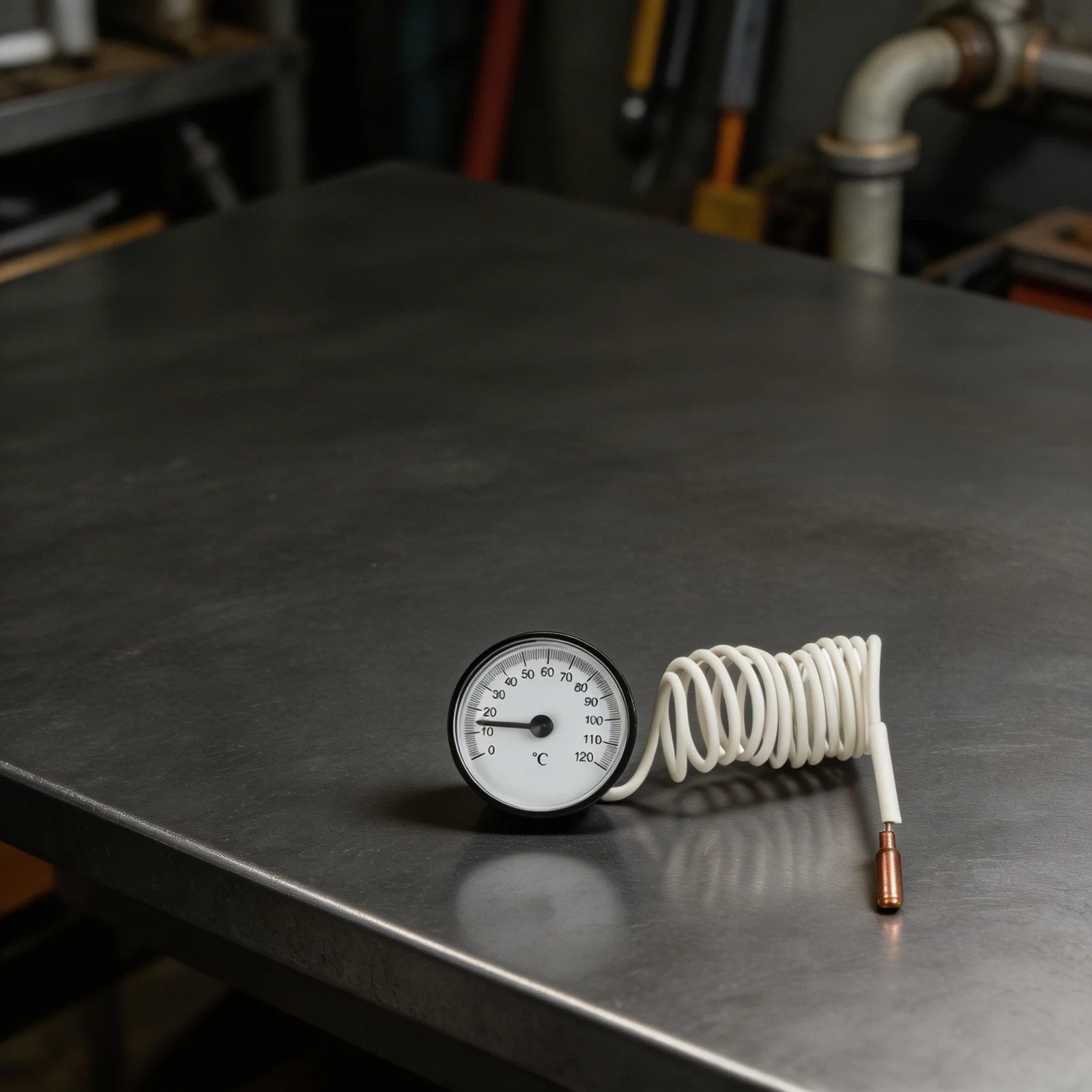 Liquid Expansion Thermometer for dial Thermometer Home And Garden 144cm Cable Length 5.5cm Probe Size For Fish Tanks