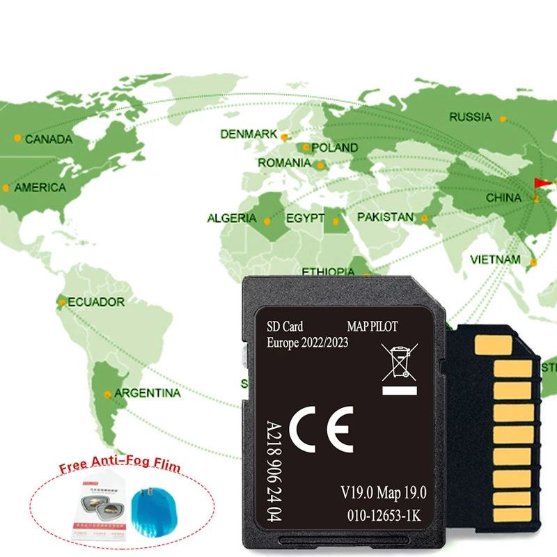 SD Card GPS for Mercedes Garmin Map Pilot Europe 2022 2023 Star1 V19 A2189062404