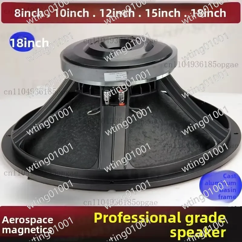 for Aluminum Frame Subwoofer 8 10 12 15 18 Inch Pro KTV Bass Stage Speaker High Power Heavy Duty Audio System