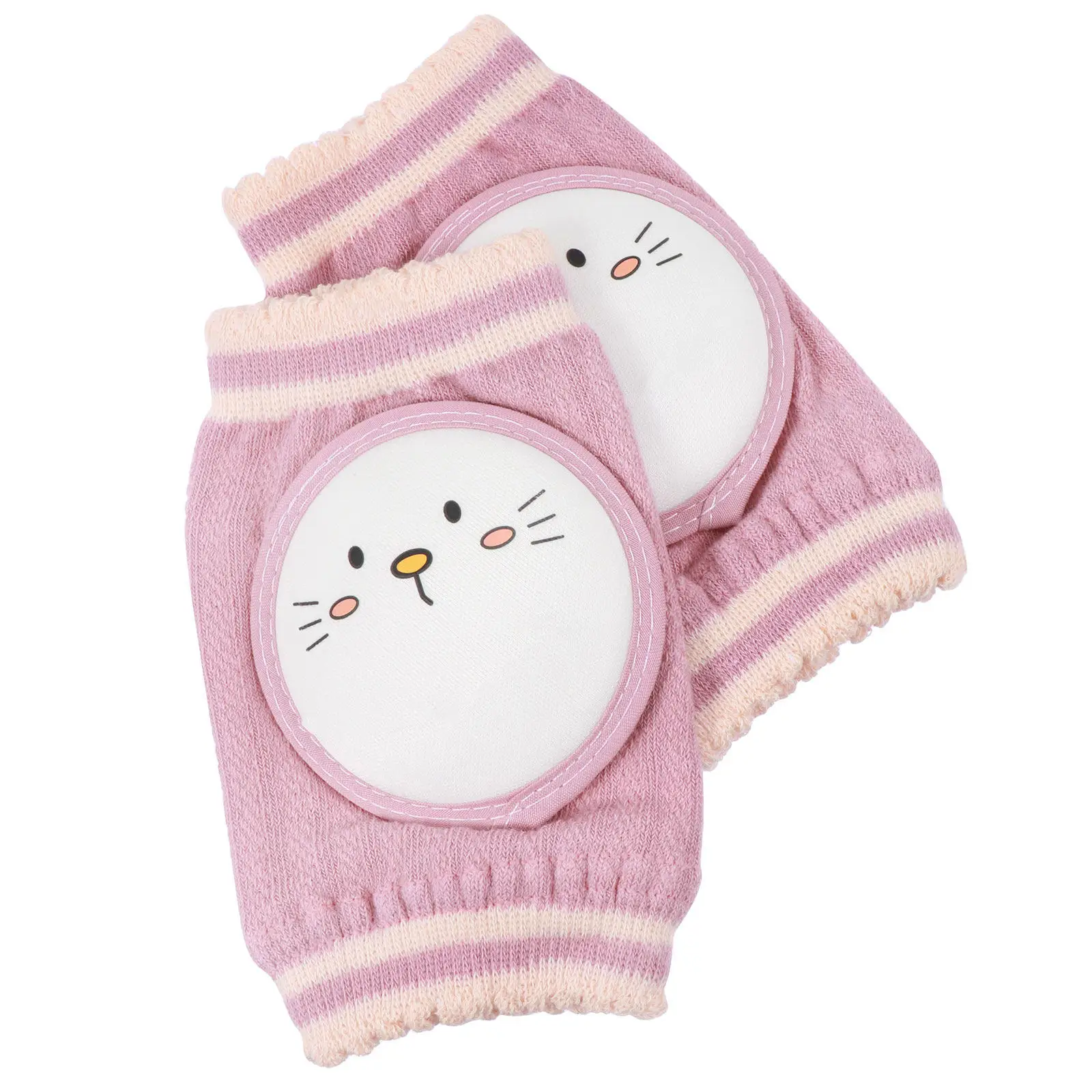 

1Pair Baby Knee Pads Winter Warmth Crawling Protector for Infants Toddlers Elastic Sponge Knee Sleeve Breathable Mesh Diaper