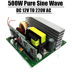 500W Pure Sine Wave Inverter Circuit Board DC 12V TO 220V AC 50Hz 60Hz AC-DC Boost POWER Converter Motherboard