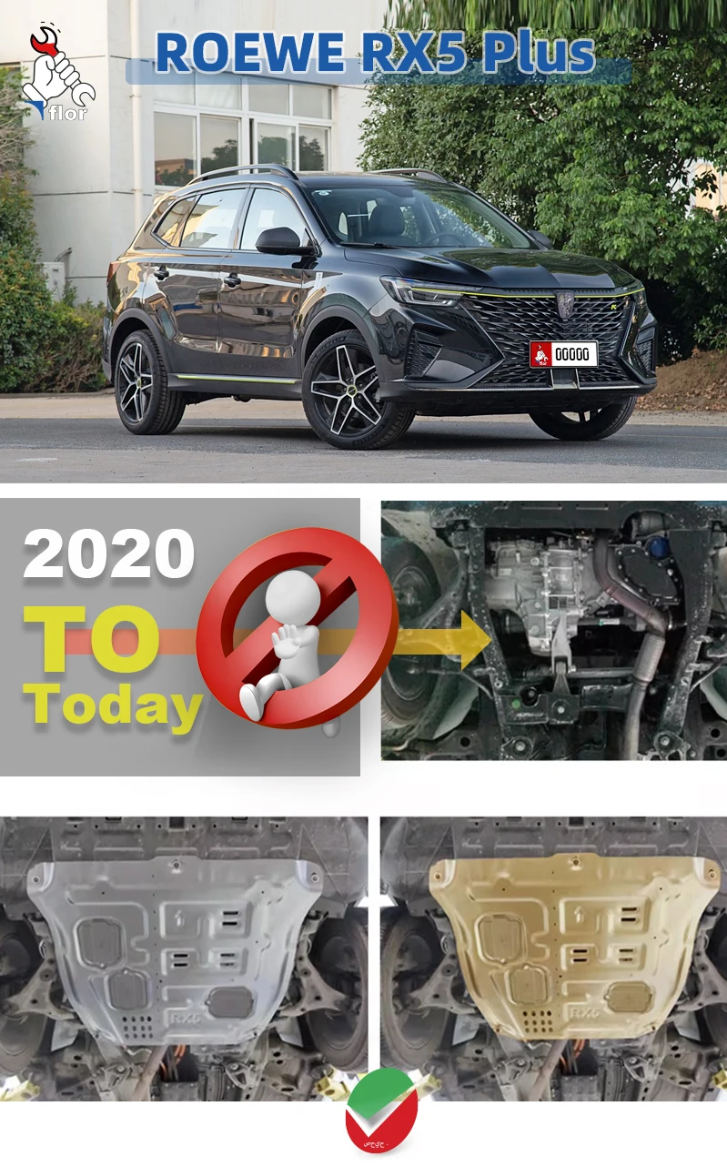 ROEWE RX5 MAX PLUS 2019-2023 Piastra protettiva per scheda di protezione del telaio del motore Piastra di protezione del motore Materiale multiplo