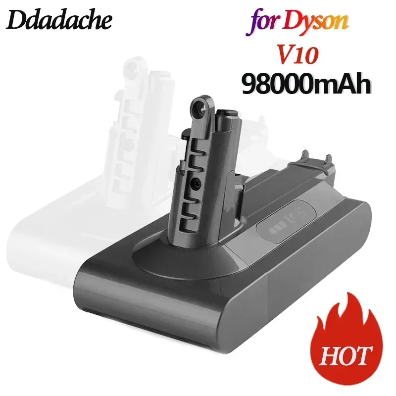 

100% Replacement 25.2V 98000mAh Lithium Replacement Battery For Dyson Vacuum Cleaner cyclone V10 Absolute SV12 V10 Fluffy V10