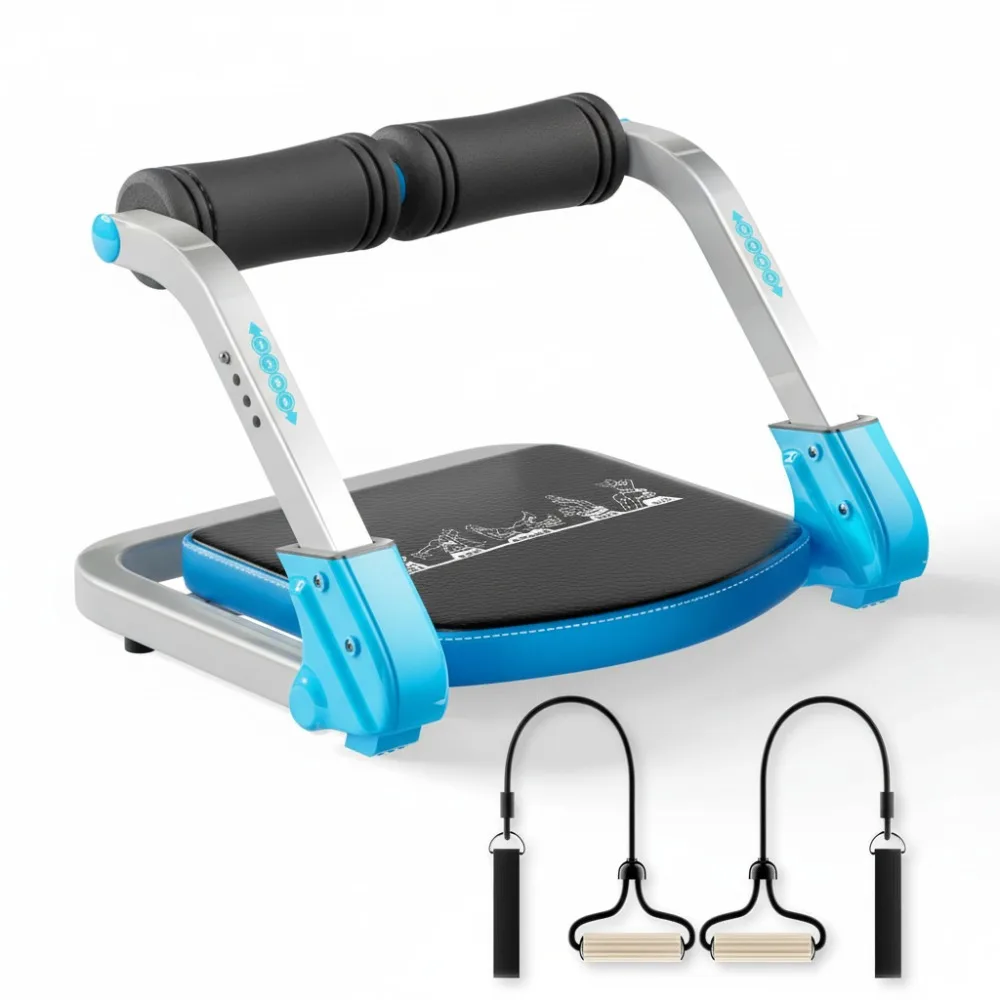 آلة تدريب Ab الاحترافية، 4 مستويات مقاومة قابلة للتعديل، سعة 350 رطل، معدات اللياقة البدنية المنزلية للتمرين الأساسي #1